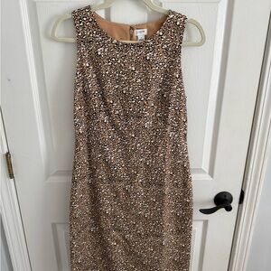 J. Crew Leopard Print Dress